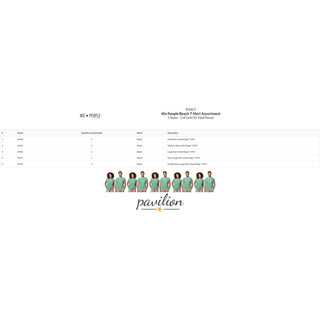 We People Beach T-Shirt Assortment Beach T-Shirt Assortment