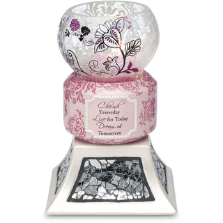 Cherish, Live, Dream 5.5" Tealight Holder