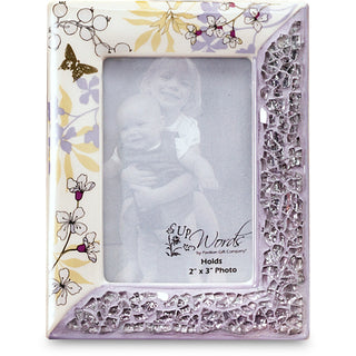 Purple 4.5" x 3.5" Mosaic Photo Frame