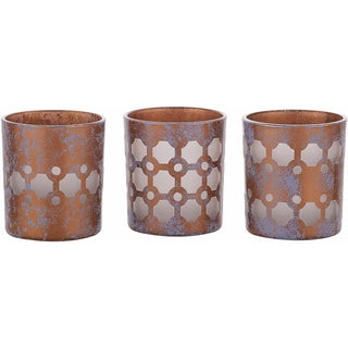 Love Lives Here Bronze 3 Assorted Votive Holders