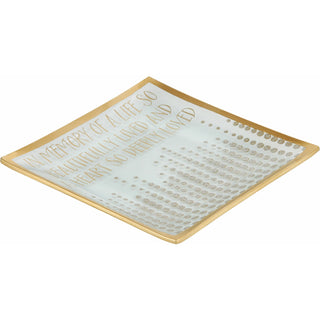 In Memory Square Plate