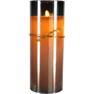 Love Lives Here 9" Smoke Luster Realistic Flame Candle