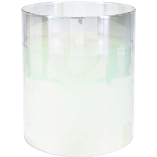 Home Sweet Home 6" Clear Luster Realistic Flame Candle