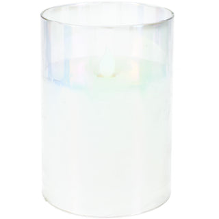 Friends 5" Clear Luster Realistic Flame Candle