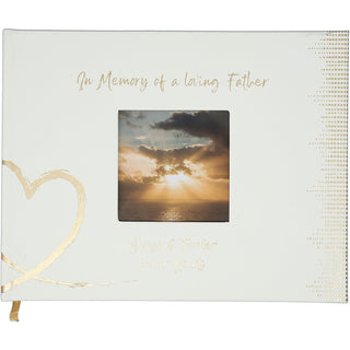 Father 9" x 7" Memorial Guest Book