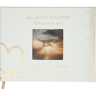 Forever in our Hearts 9" x 7" Memorial Guest Book