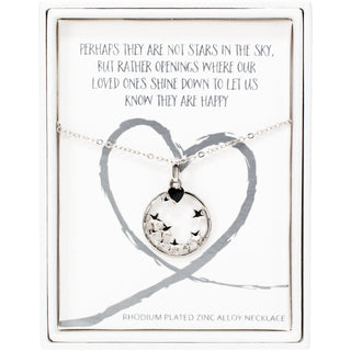 Stars in the Sky 16"-18" Star  Memorial  Necklace