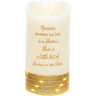 Heaven 3.5" x 7" Realistic Flame LED Lit Candle