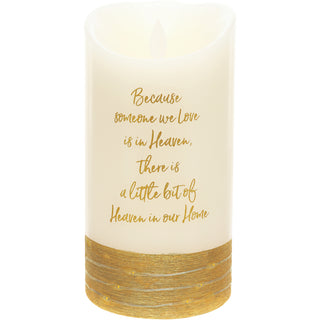 Heaven 3.5" x 7" Realistic Flame LED Lit Candle