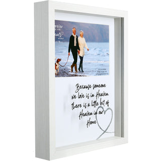 Heaven 7.5" x 9.5" Shadow Box Frame (Holds 6" x 4" Photo)