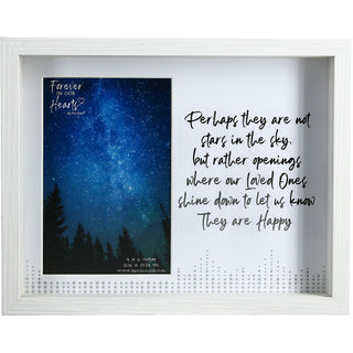 Stars 9.5" x 7.5" Shadow Box Frame
(Holds 4" x 6" Photo)