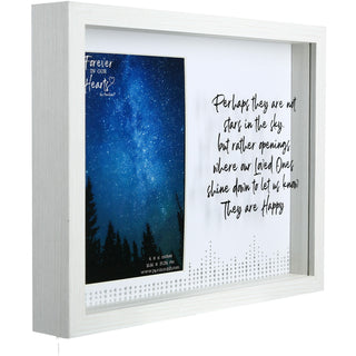 Stars 9.5" x 7.5" Shadow Box Frame
(Holds 4" x 6" Photo)