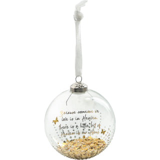 Heaven 4" Glass Ornament