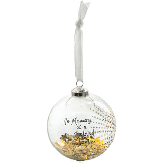 Beloved Grandmother 4" Glass Ornament