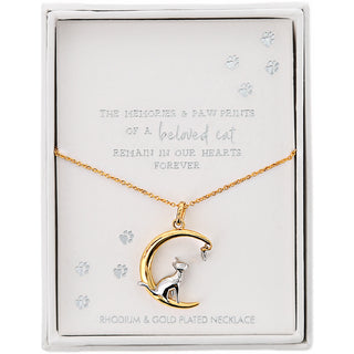 Beloved Cat 16.5"-18.5" Pet Memorial Necklace