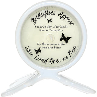 Beside Us 8 oz 100% Soy Wax Reveal Butterfly Candle
Scent: Tranquility