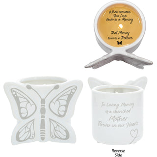 Mother 8 oz 100% Soy Wax Reveal Butterfly Candle Scent: Tranquility
