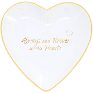 In Our Hearts 4.5" Heart Keepsake Dish