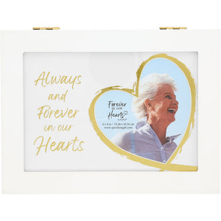 Forever in our Hearts Keepsake Photo Frame Box