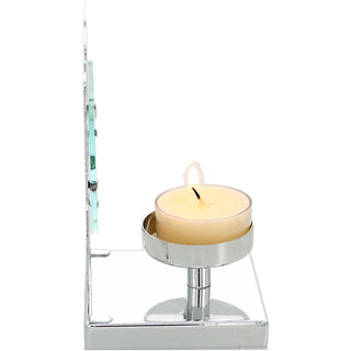 Butterflies 4.25" Glass Butterfly Tea Light Holder