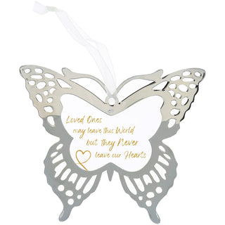 Loved Ones 4" Mirrored Glass Ornament