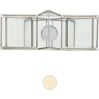 Beyond 8.25" Glass Star Tea Light Holder