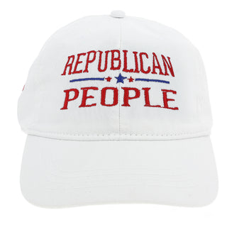 Republican People White Adjustable Hat