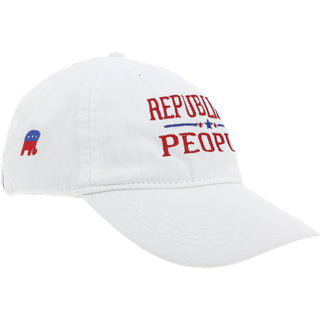 Republican People White Adjustable Hat