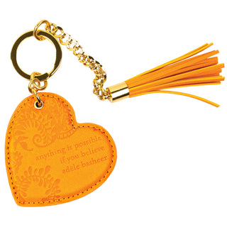 Marigold Vegan Leather Keychain