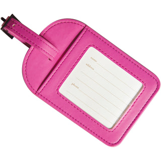 Miami Pink Gift Boxed Vegan Leather Luggage Tag