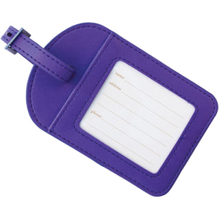 Violet Gift Boxed Vegan Leather Luggage Tag