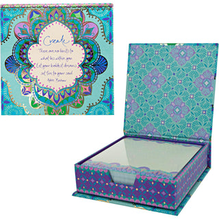 Create 5.25" x 5.25" x 1.75" Note Box